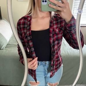 Casual Plaid Top